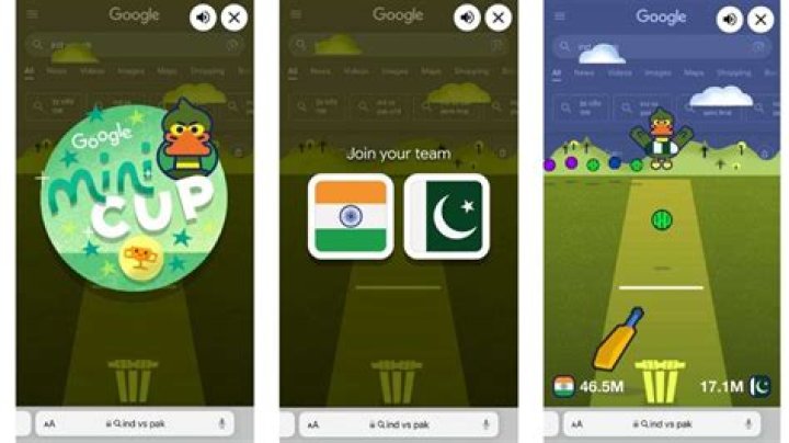 Google introduces fan-friendly game for India-Pakistan cricket showdown – India TV