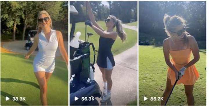 Grace Charis shows off sizzling body in skimpy bikini as fans tell golf influencer 'be still my beating heart'