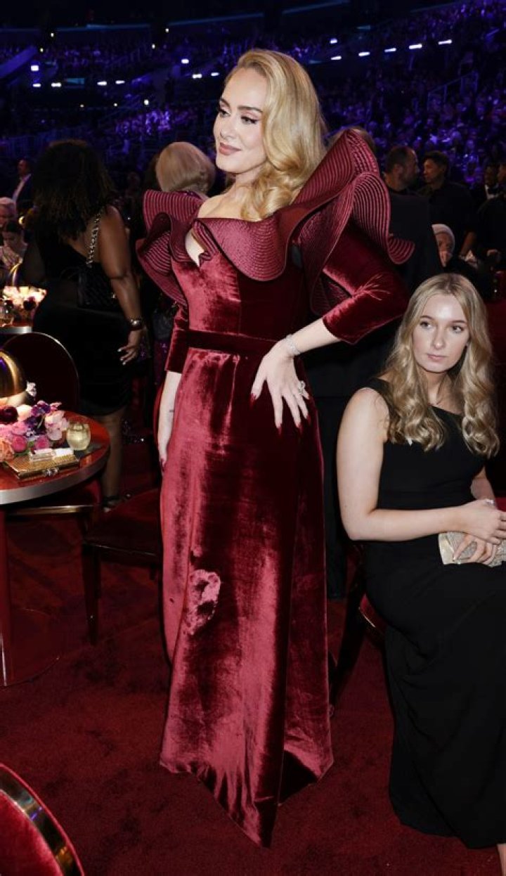 Grammys 2023: Adele Stuns in Red Dress After Skipping Carpet