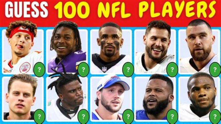 Can You Guess The NFL Player? A Fun Challenge For Football Fans