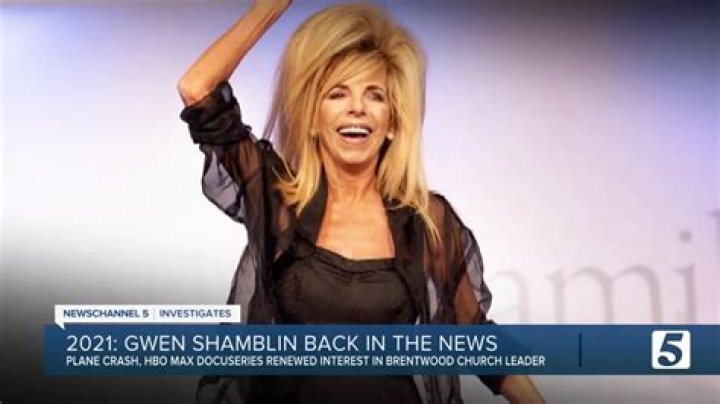 When was Gwen Shamblin in a plane crash?