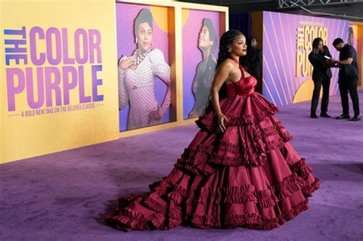 Halle Bailey Is Taking Her Disney Princess Duties Very Seriously in This Massive Poufy Dress
