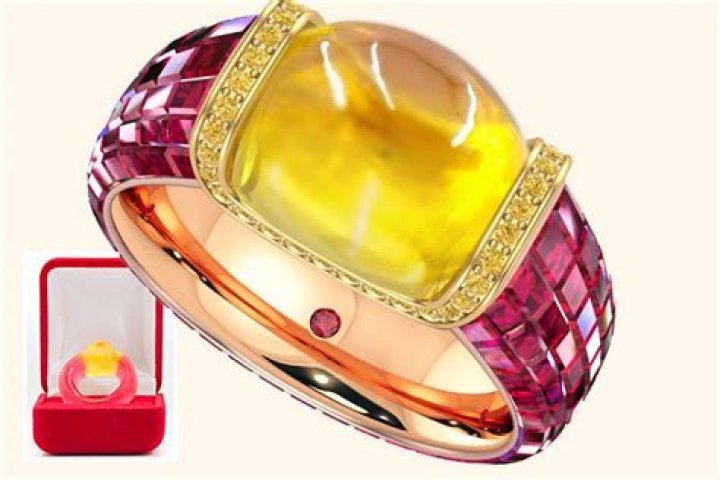 Haribo-inspired engagement ring up for sale for £25,000 just in time for Valentine's Day