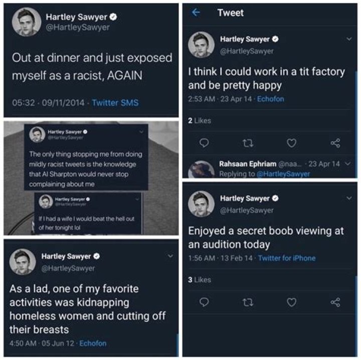 Hartley Sawyer fired from CW's 'The Flash' after racist, misogynist tweets surface