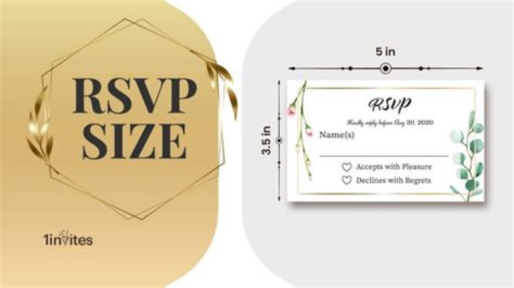 Question: How Big Are Rsvp Cards