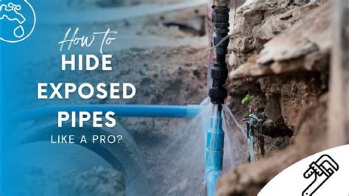 How can I hide my external pipes?