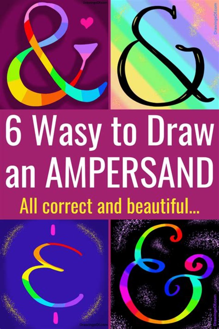How Can You Draw An Ampersand