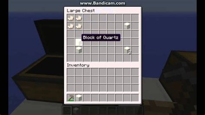 Quick Answer: How Craft Quartz Block