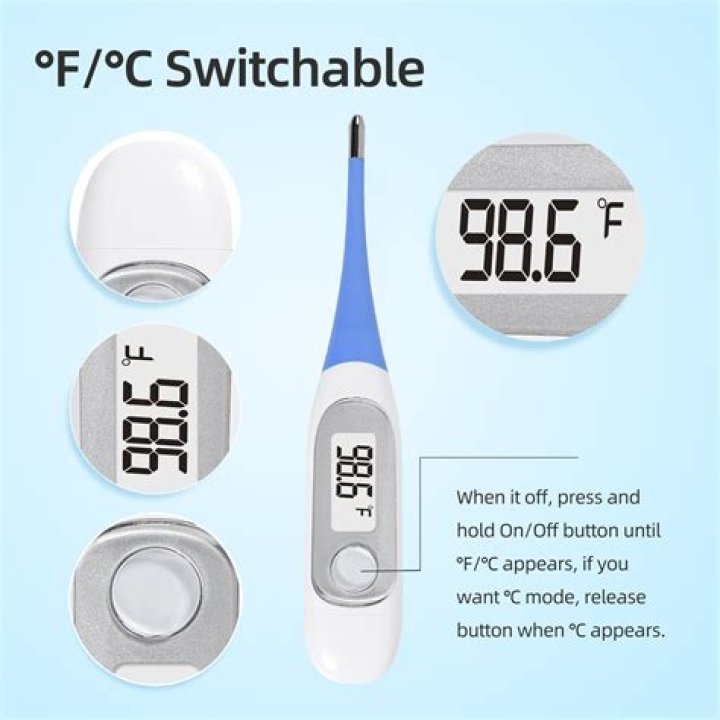 How do I change my Rexall ear thermometer from Celsius to Fahrenheit?