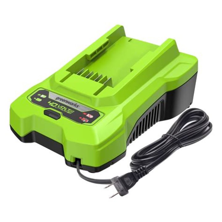 How do I charge my GreenWorks battery?