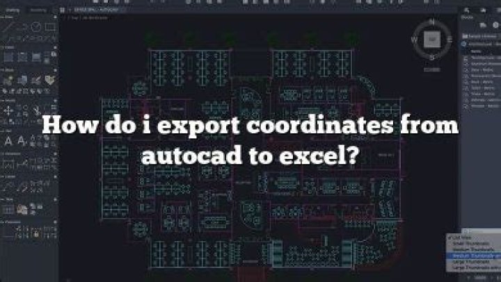 How Do I Export Coordinates From Autocad To Excel