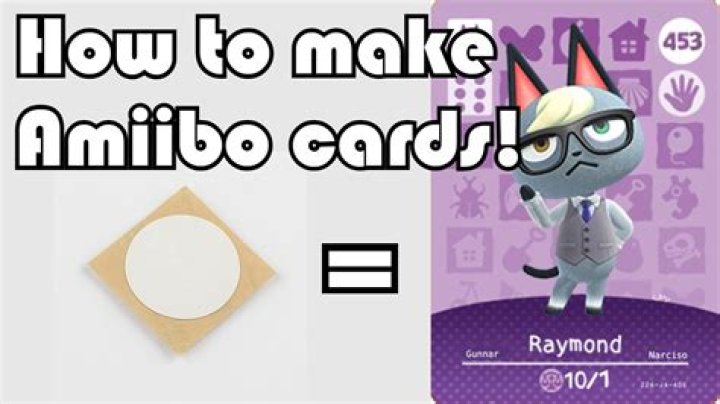 Quick Answer: How Do People Make Amiibo Cards