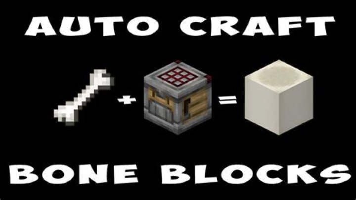 How Do You Craft A Bone Block In Minecraft