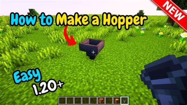 How Do You Craft A Hopper In Minecraft Pc