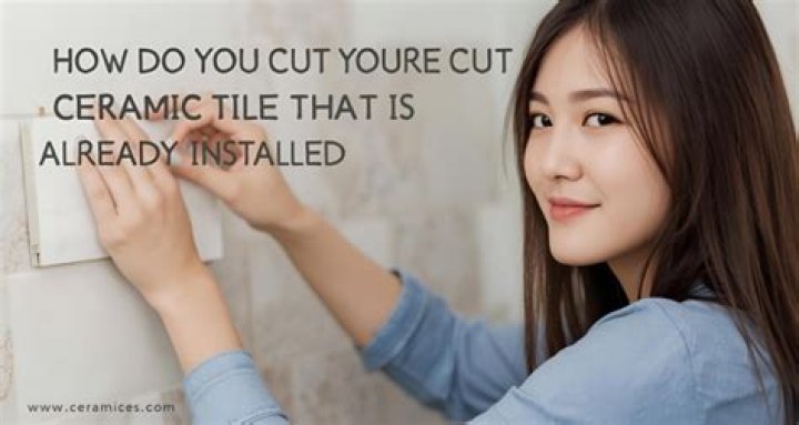 Quick Answer: How Do You Cut Ceramic Tile That Is Already Installed