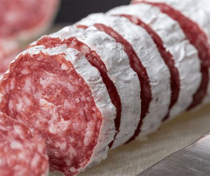 How do you remove white mold from salami?