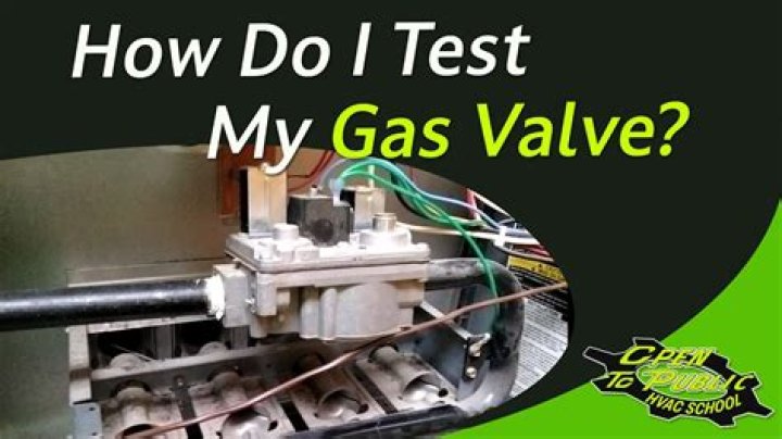 How do you test a Honeywell gas valve with a multimeter?