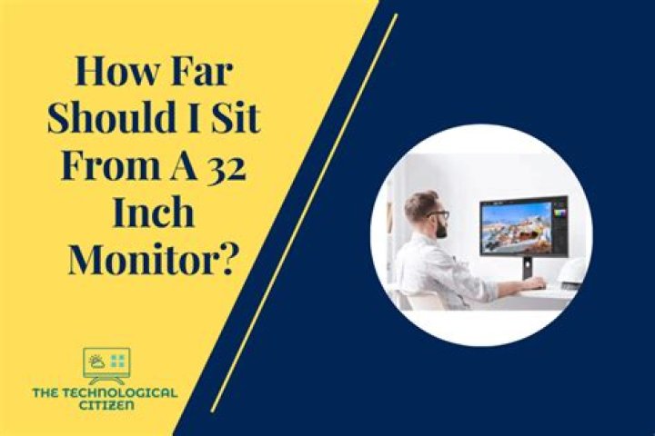 Question: How Far Should You Sit From A 24 Inch Monitor
