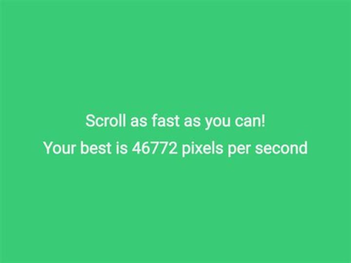 Quick Answer: How Fast Can You Scroll