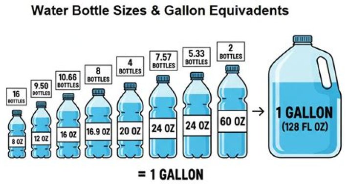 Question: How Many Plastic Water Bottles Make A Gallon