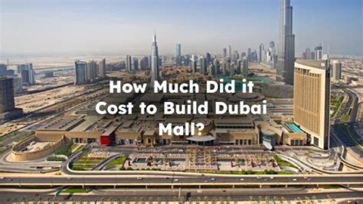 How Much Did It Cost To Build Dubai