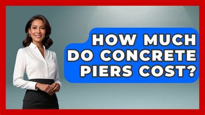 How Much Do Concrete Piers Cost