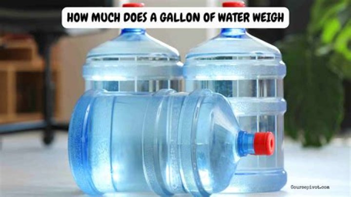 Question: How Much Does 55 Gal Of Water Weigh