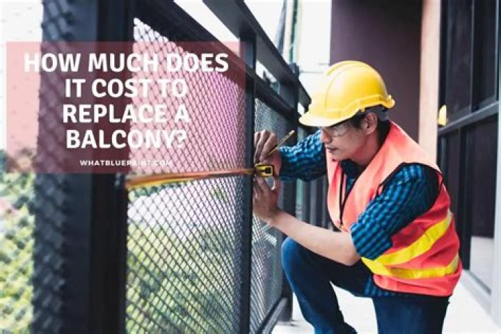 How much does it cost to replace a balcony?