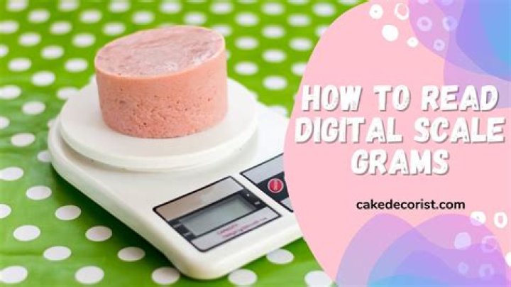 Question: How Much Is A Gram On A Digital Scale