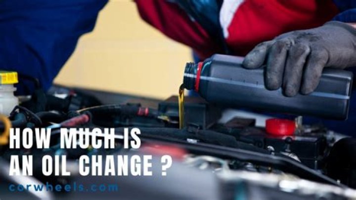 How much is a oil change at oil changers?