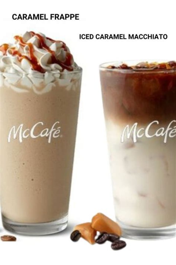 How much is a small caramel frappe at McDonald’s?