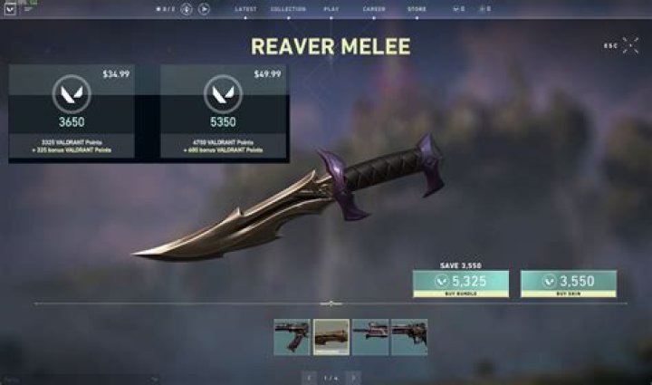 How Much Is The Reaver Knife In Valorant