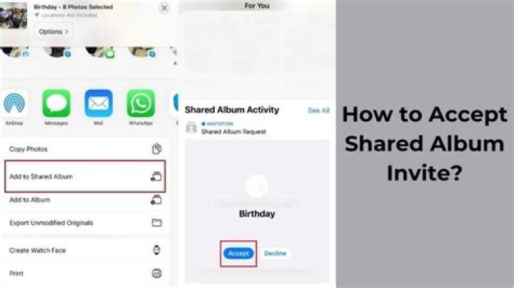 Quick Answer: How To Accept Shared Album Invite