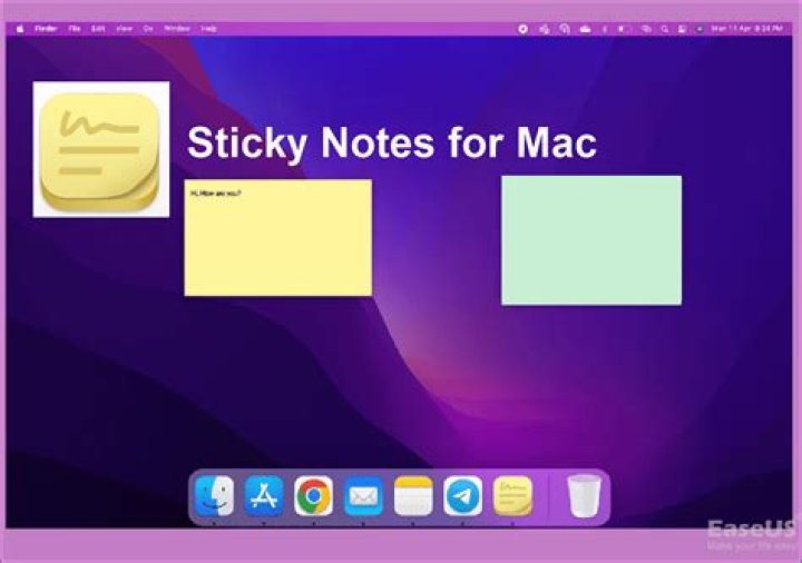 How To Add A Sticky Note To Desktop Mac
