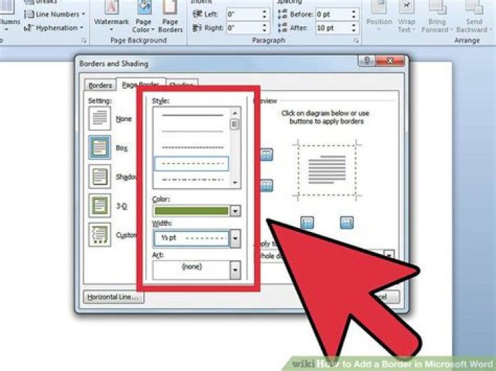 How To Add A Top Border In Word