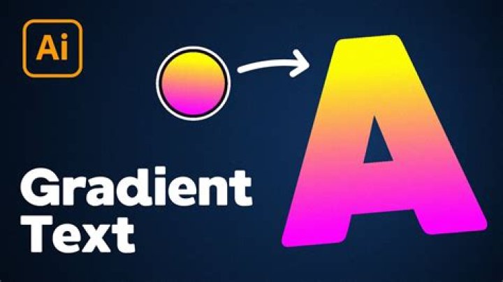 How To Add Gradient To Text In Illustrator