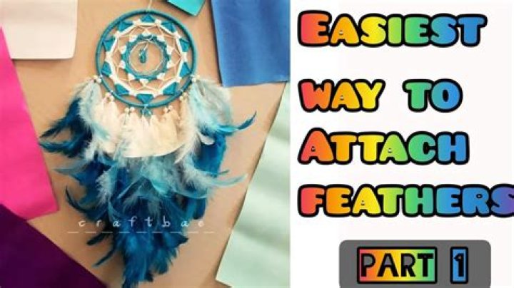 How To Attach Feathers To Dreamcatcher