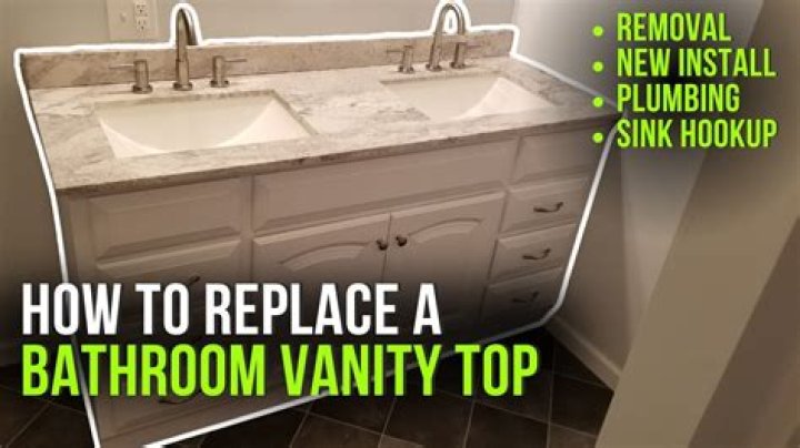 How To Attach Vanity Top To Cabinet