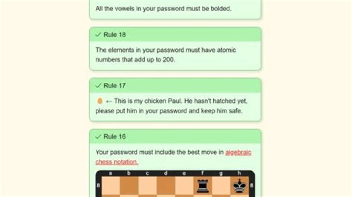 How to Beat Rule 18 in The Password Game