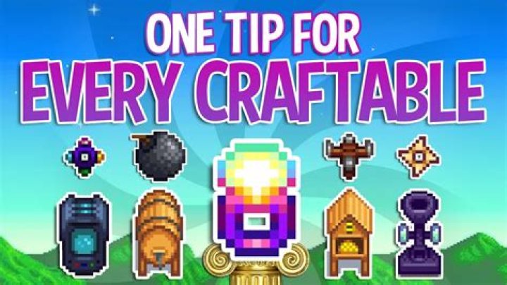 Quick Answer: How To Boost Your Crafting Level Stardew Valley