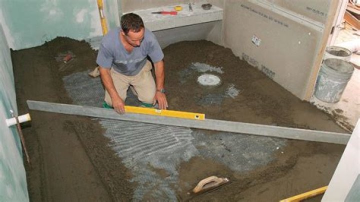 Quick Answer: How To Build A Shower Pan On Concrete Slab