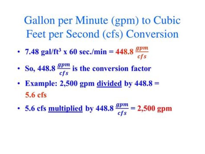How To Calculate Gallons Per Minute