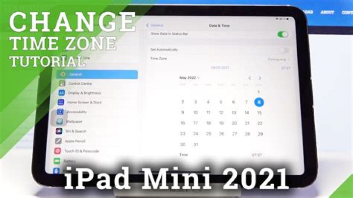 How To Change Date On Ipad