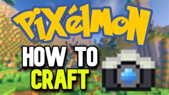 How To Craft A Camera In Pixelmon