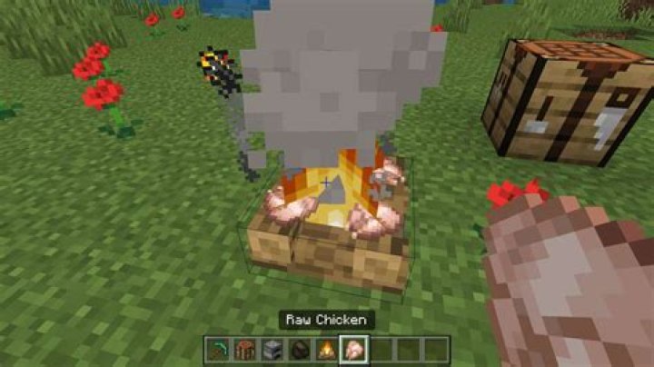 How To Craft A Campfire Smoke Signal In Minecraft Snapshot