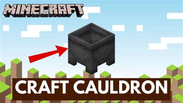 How To Craft A Cauldron Mc