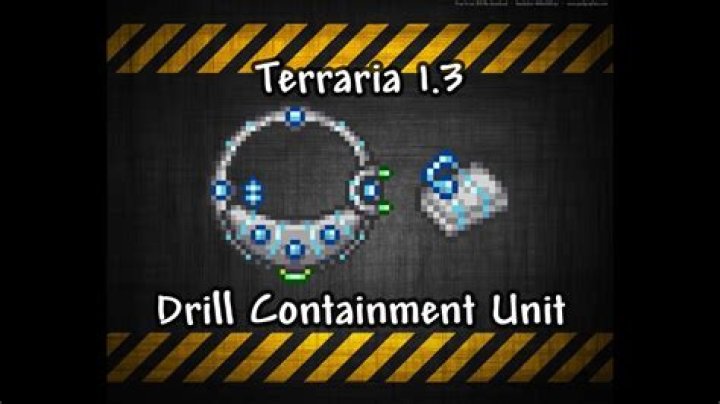 How To Craft A Drill Containment Unit In Terraria