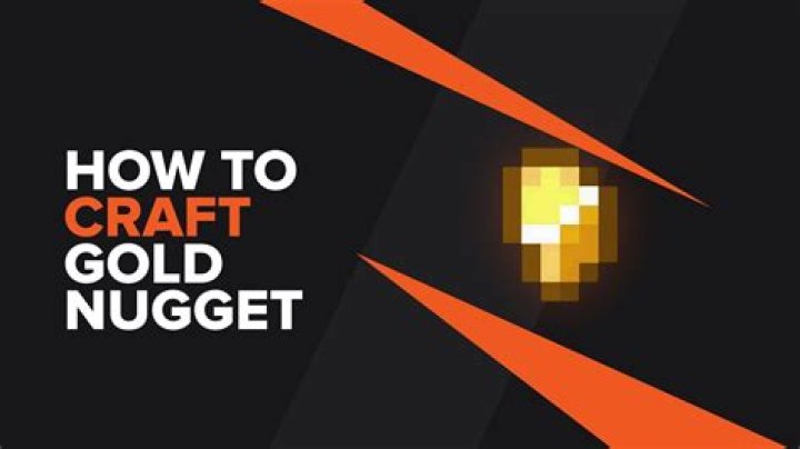 How To Craft A Gold Nugget