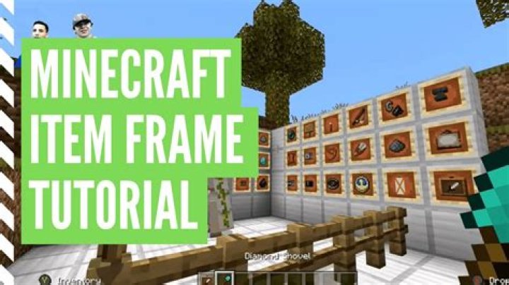 How To Craft A Item Frame In Pe