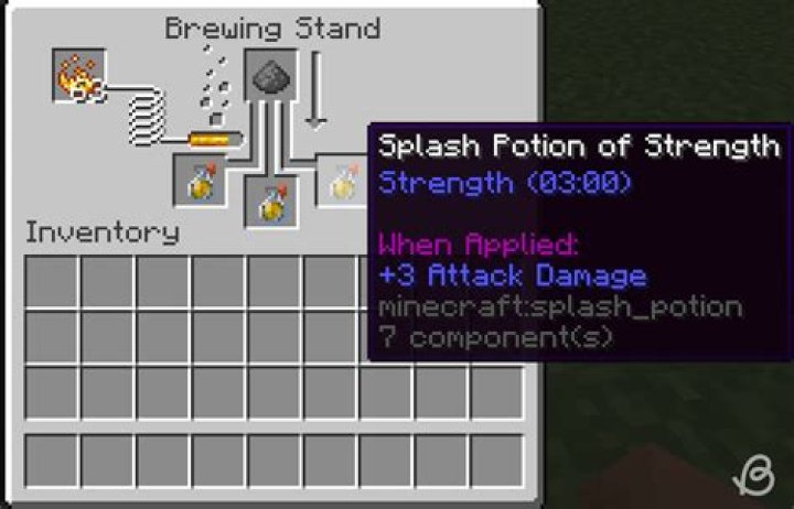 How To Craft A Strength Potion In Minecraft